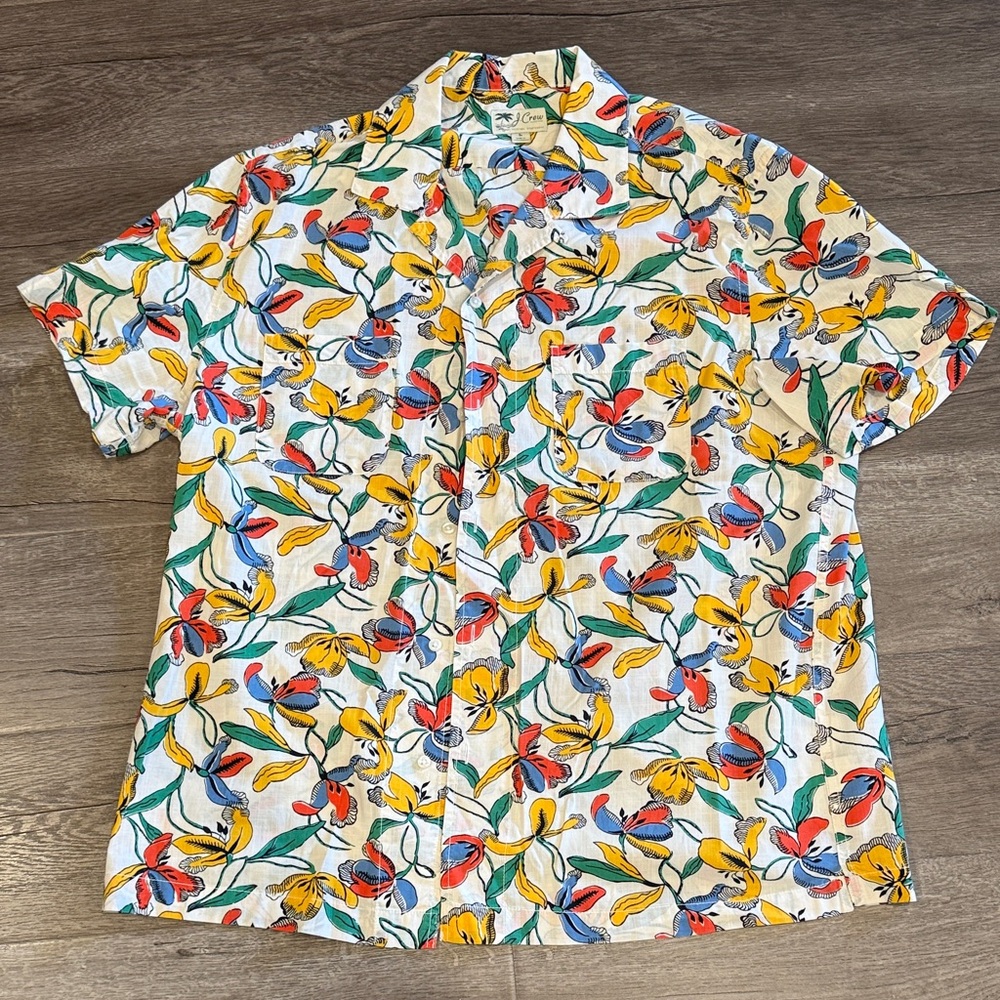 J. Crew Multicolor Floral Men's Shirt